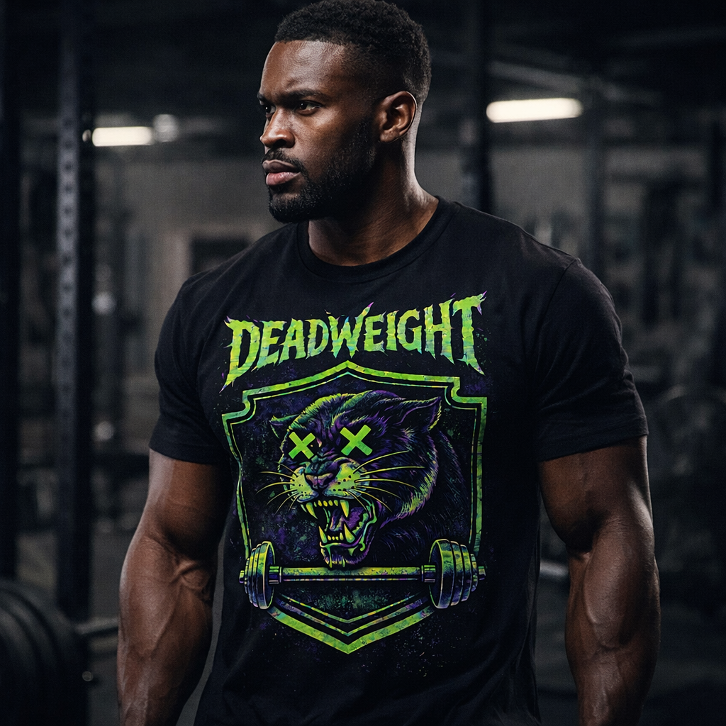 Deadweight Apparel Neon Panther graphic tee